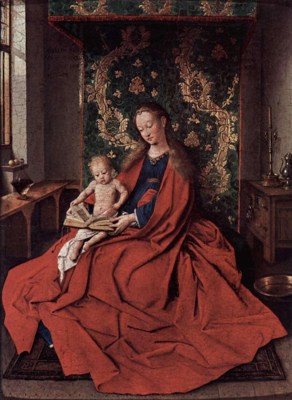 Photo:  Jan can Eyck-madonna-with-child-reading-Ince Hall Madonna
